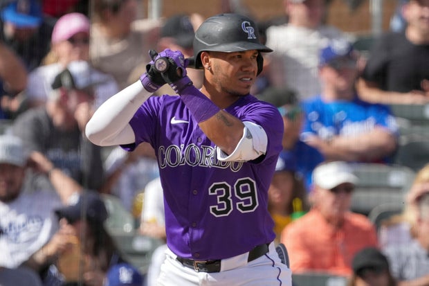 Dodgers Rockies Spring Baseball 